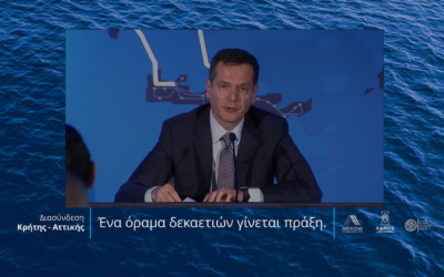 Μανουσάκης: Επίτευγμα τεχνολογικό και πολιτικό η μεγάλη διασύνδεση της Κρήτης