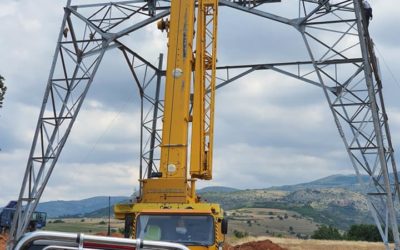 Προχωρούν οι εργασίες κατασκευής της νέας γραμμής 400 KV που θα μεταφέρει το ρεύμα της “Πτολεμαϊδα 5”